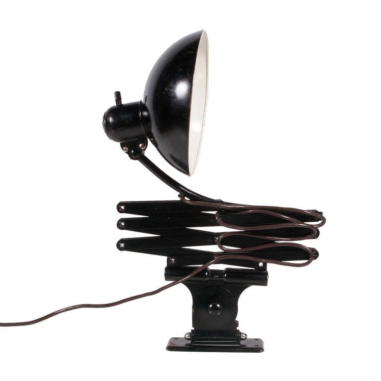 German Extendable Wall Lamp by Christian Dell