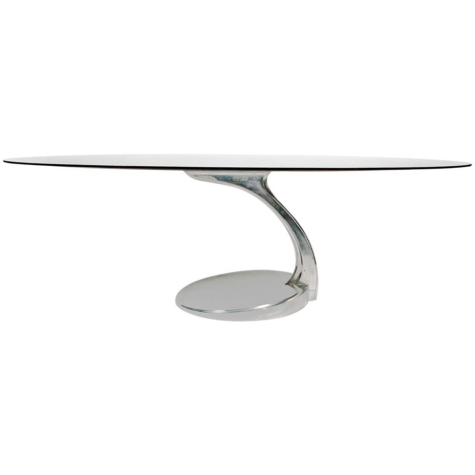 Table ou bureau rare de l'Atelier Charron, Paris