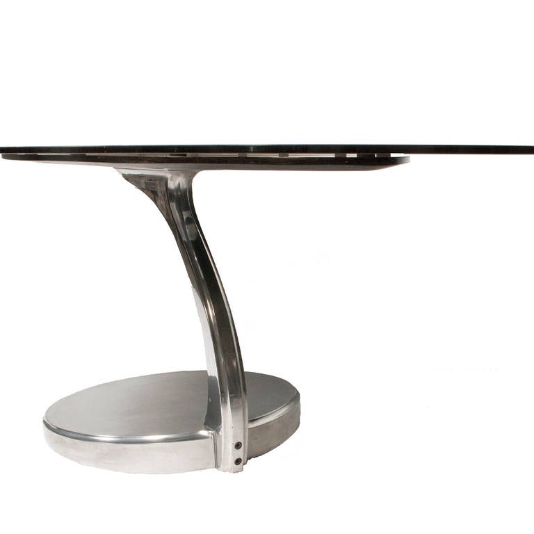 Table ou bureau rare de l'Atelier Charron, Paris Bon état à Hudson, NY