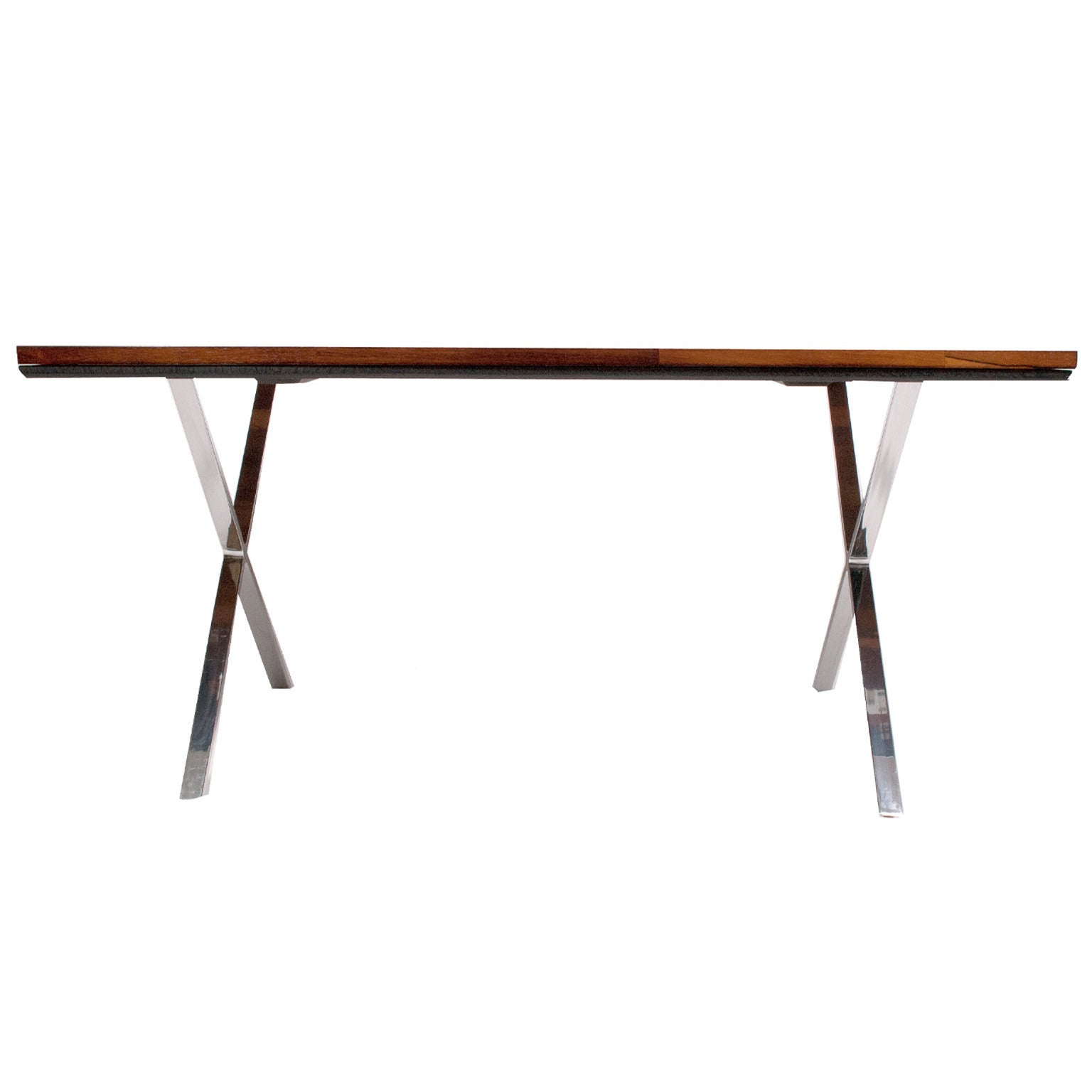 Solid Rosewood Dining or Work Table Milo Baughman