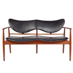 Rare NV-48 Settee by Finn Juhl 9