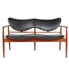 Rare NV-48 Settee by Finn Juhl