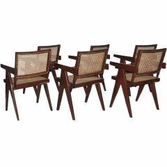 Chandigarh Arm Chairs by Pierre Jeanneret