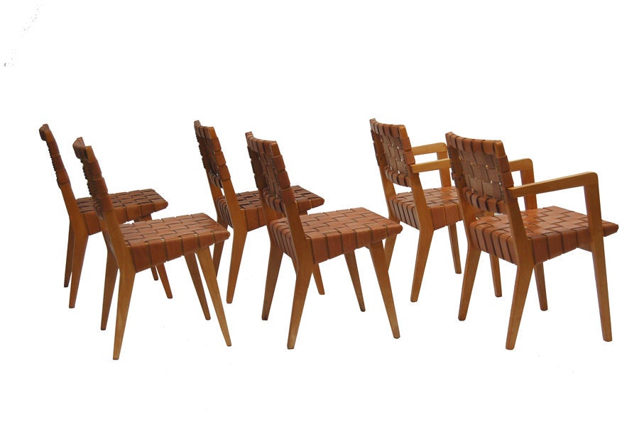 American Set of Six Jens Risom Chairs