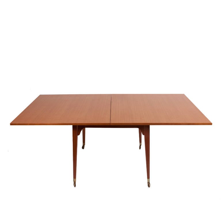 Mid-20th Century Expanding Game Table by Edward Wormley