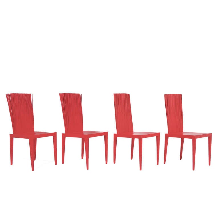 Set of Four Jenette Dining Chairs by the Campana Brothers