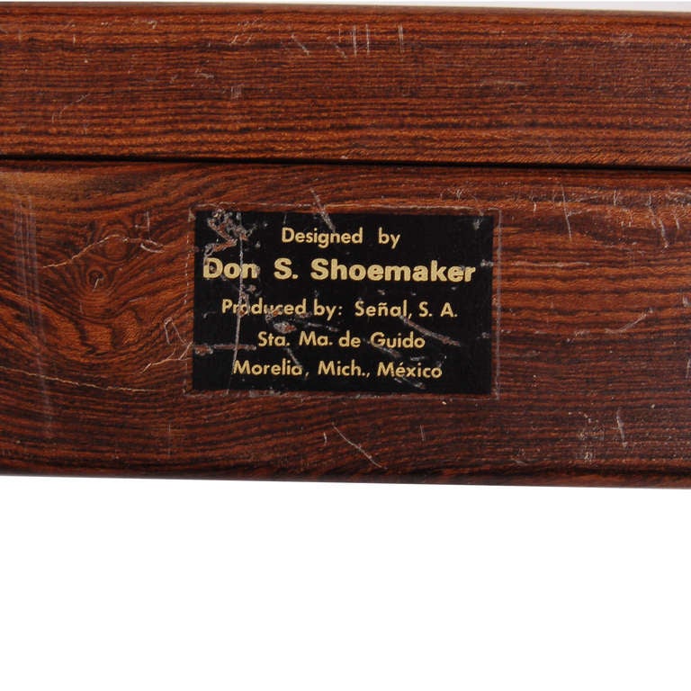 Mexican Handmade Wooden Briefcase by Don Shoemaker