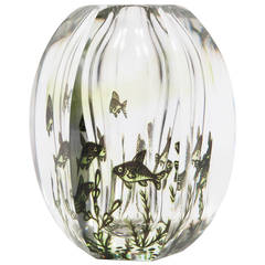 Six Sided Fish Graal Art Glass Vase by Edvin Ohrstrom 4