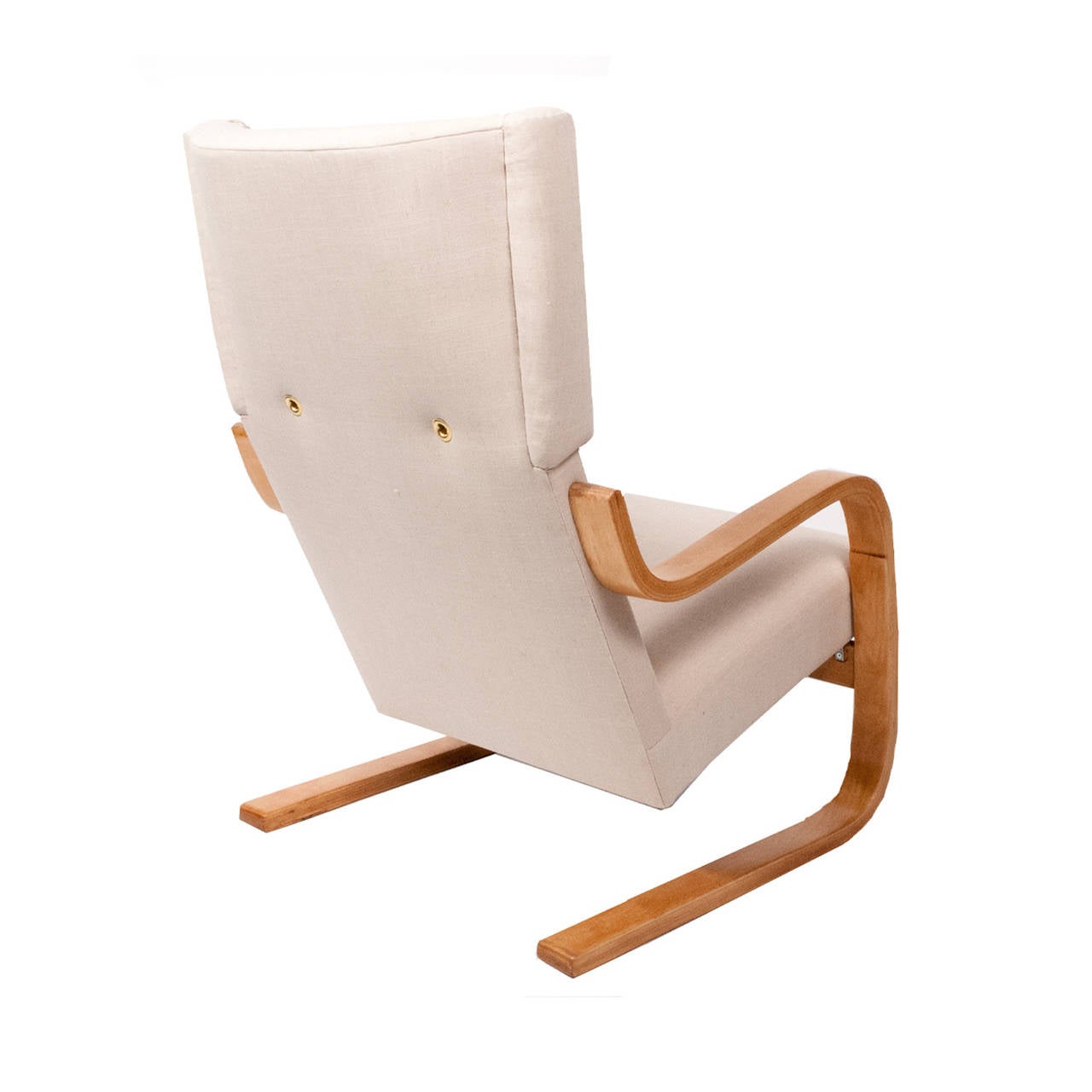 Finnish Early Wing Chair Model 401 by Alvar Aalto