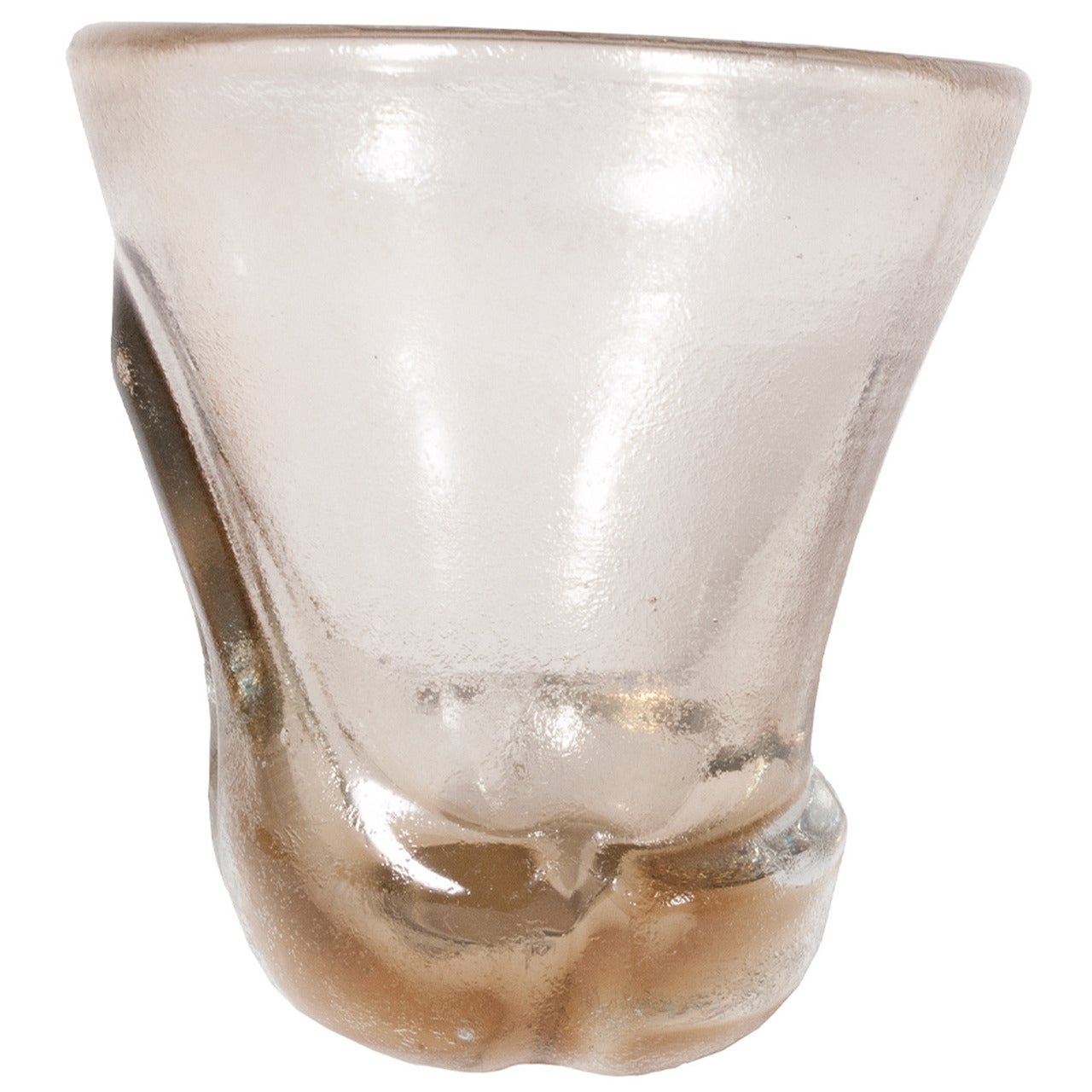 Corroso a Relievi Art Glass Vase by Carlo Scarpa For Sale
