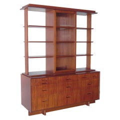 Frank Lloyd Wright Credenza with Display Top