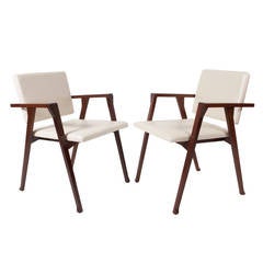 Pair of Luisa Armchairs by Franco Albini