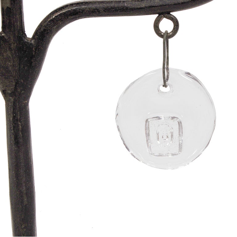 Black Iron Candelabrum by Erik Hoglund