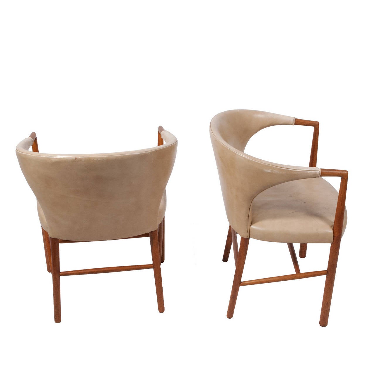 Mid-20th Century Pair of UN Armchairs by Jacob Kjaer