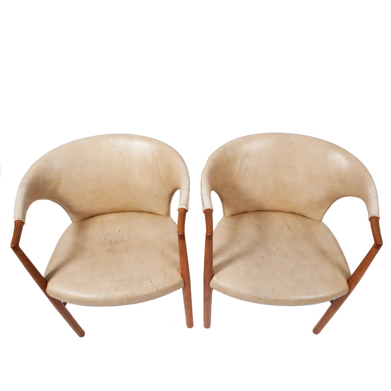 Pair of UN Armchairs by Jacob Kjaer In Good Condition In Hudson, NY