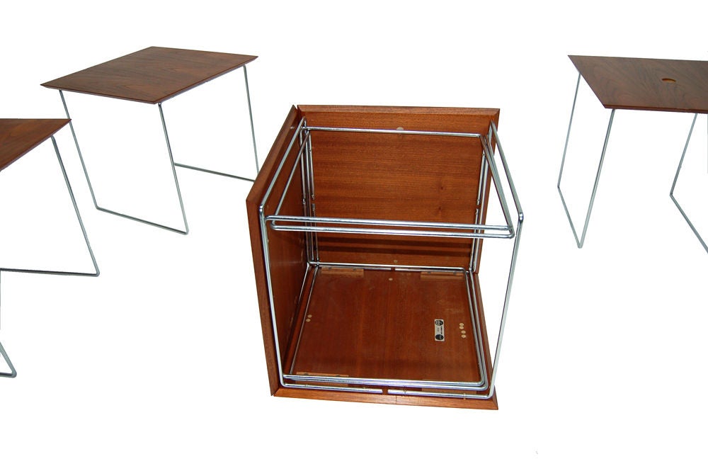 Mid-20th Century Cube Table by Poul Norreklit