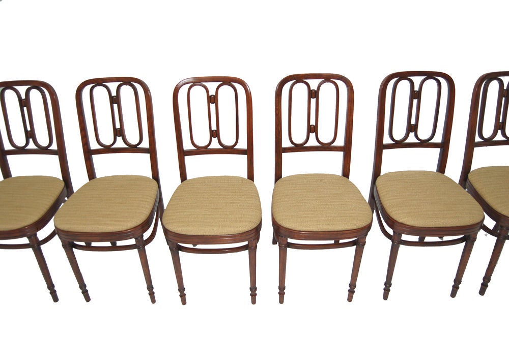 Set of Six J & J Kohn Dining Chairs 1