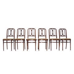 Set of Six J & J Kohn Dining Chairs