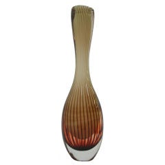 Colora Art Glass Vase by Vicke Lindstrand