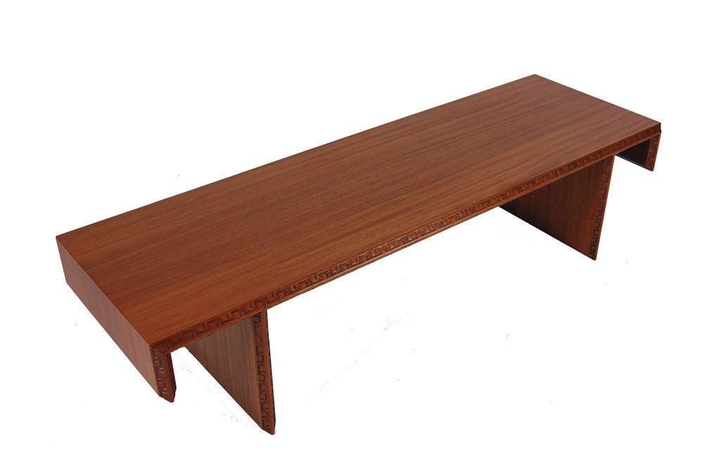 American Frank Lloyd Wright Coffee Table/Bench