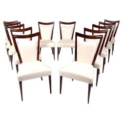 Set of Twelve Bega and Gottardi Chairs