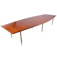 Knoll Boat Shaped Conference / Dining Table