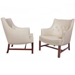 Pair of Frits Henningsen Easy Chairs