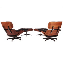 Eames Lounge with Ottoman by Charles Eames