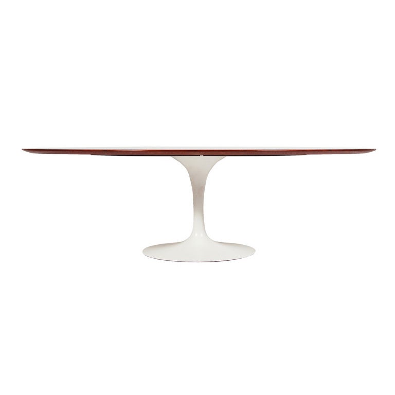 96" Rosewood Tulip Dining Table by Eero Saarinen