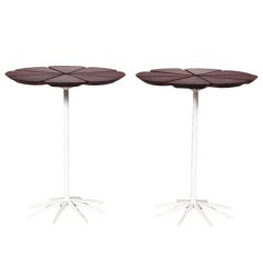 Pair of Richard Schultz Petal Side Tables for Knoll