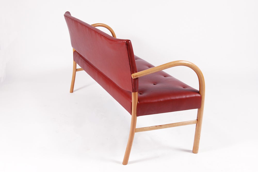 Scandinavian Modern Rare Sofa by Frits Schlegel for Fritz Hansen