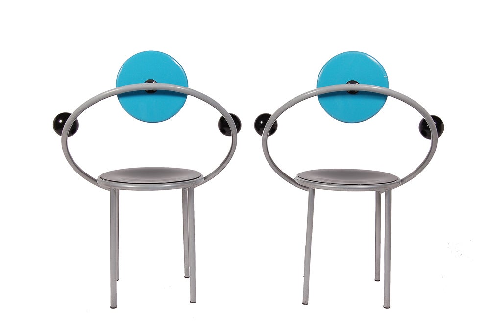 20th Century Pair of First Chairs by Michele De Lucchi