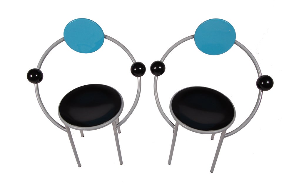 Pair of First Chairs by Michele De Lucchi 1