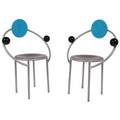 Pair of First Chairs by Michele De Lucchi