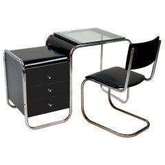 Bureau Bauhaus et chaise Mart Stam