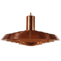 Plate Ceiling Lamp by Poul Henningsen