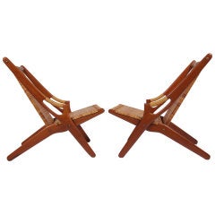 Pair of Easy Chairs by A. Hovmand-Olsen