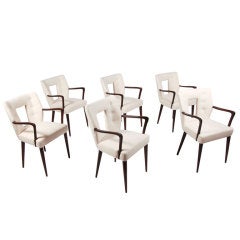 Set of Six Paolo Buffa Armchairs