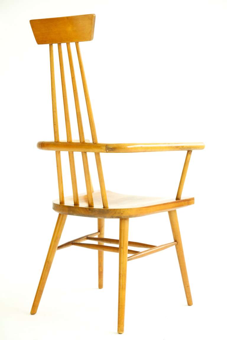 Paul McCobb High Back Windsor Chair For Sale at 1stdibs