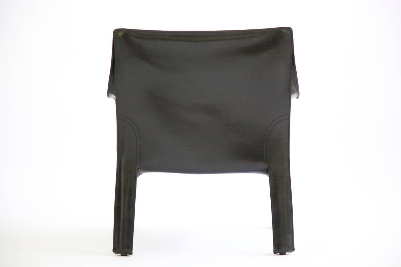 Set of Four Mario Bellini Cab Armchairs 1
