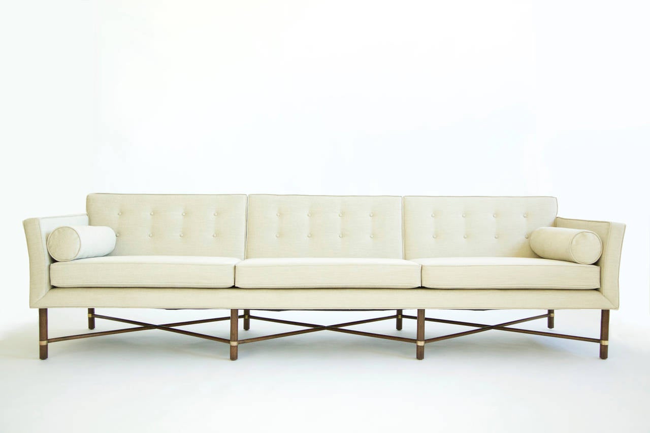 Mid-Century Modern Harvey Probber Three-Seat Sofa