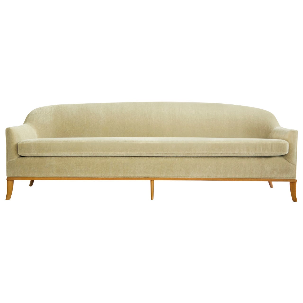 T.H. Robsjohn-Gibbings Saber Leg Sofa