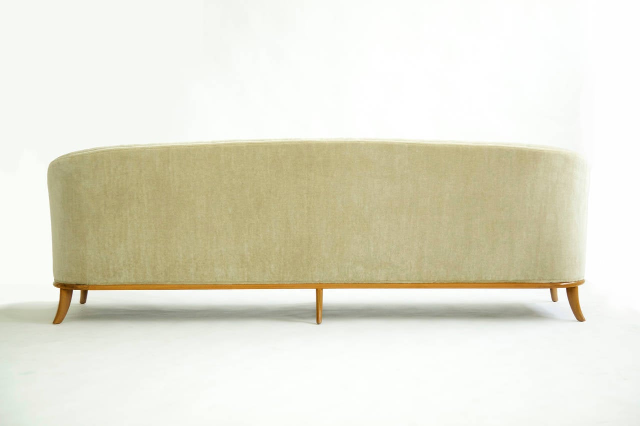 English T.H. Robsjohn-Gibbings Saber Leg Sofa