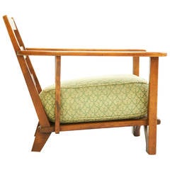 Cushman Paddle-Arm Lounge Chair
