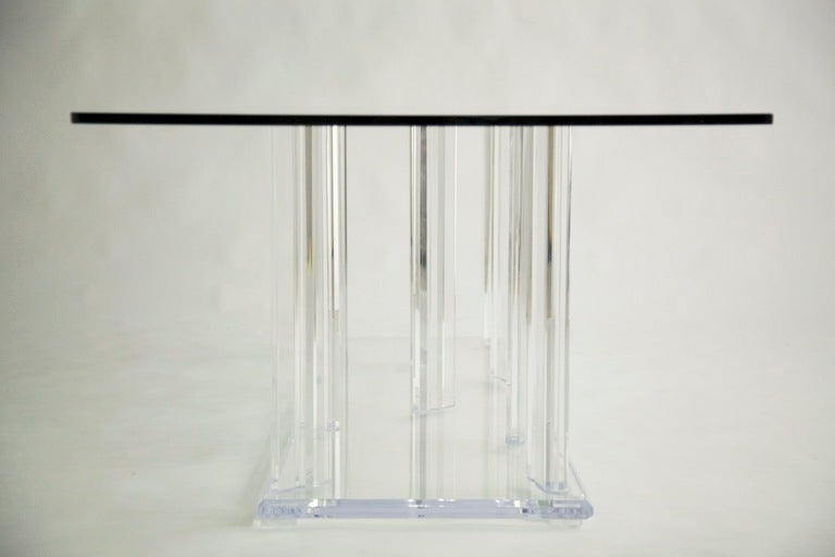 American Lucite Dining Table 