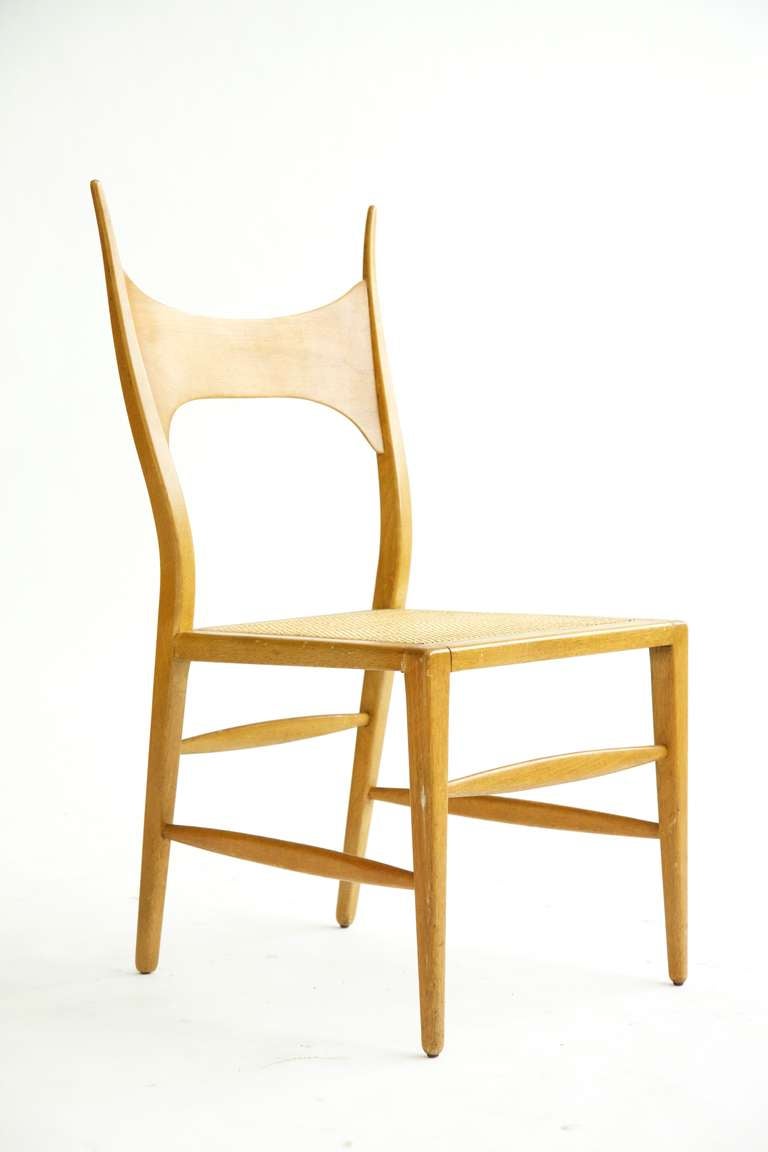 Edward Wormley antler chair for Dunbar, Model 5580.