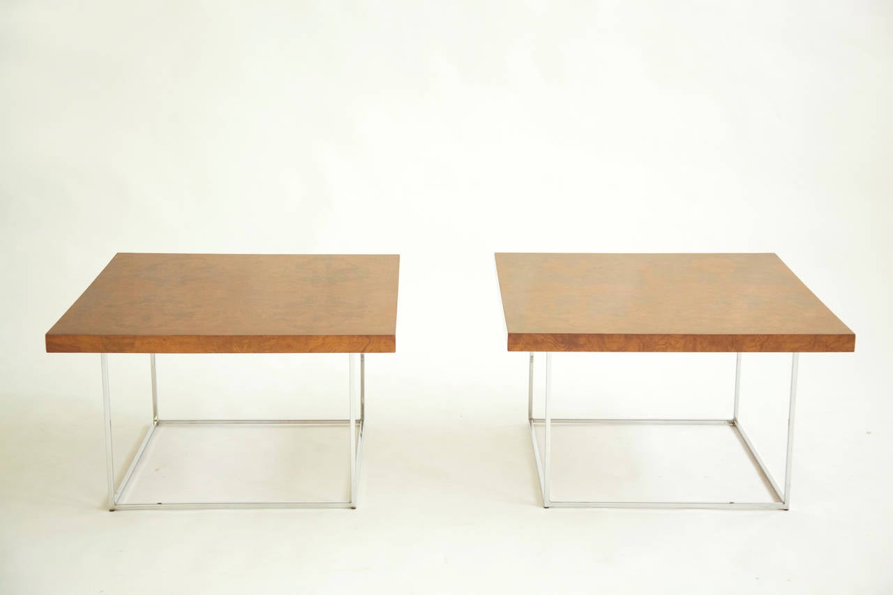 Mid-Century Modern Milo Baughman Sofa Tables