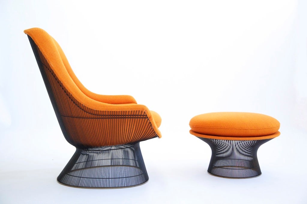 Mid-Century Modern Warren Platner Lounge Chair