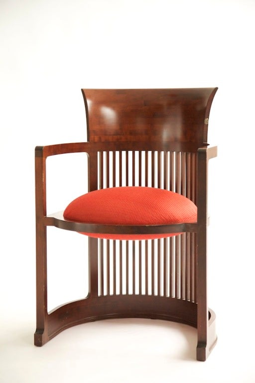 barrel chair frank lloyd wright