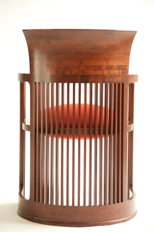 frank lloyd wright barrel chair for sale